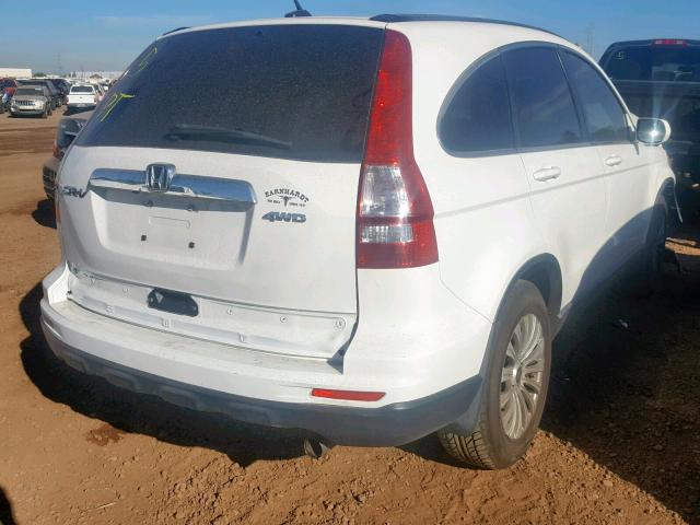 JHLRE4H75BC007547 - 2011 HONDA CR-V EXL WHITE photo 4