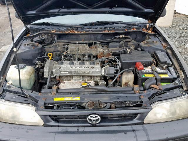 2T1BB02E8TC172735 - 1996 TOYOTA COROLLA DX BLACK photo 7