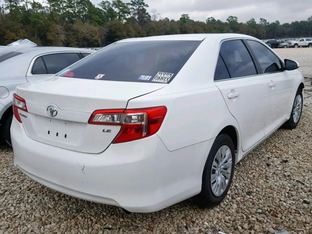 4T1BF1FK2CU529559 - 2012 TOYOTA CAMRY WHITE photo 4