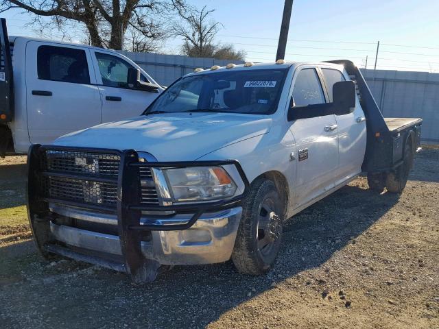 3D73M4CL4AG155913 - 2010 DODGE RAM 3500 WHITE photo 2