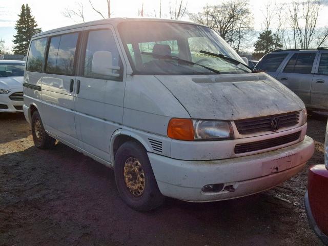 WV2MB47021H147756 - 2001 VOLKSWAGEN EUROVAN MV WHITE photo 1