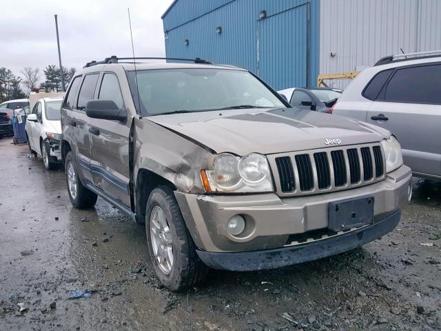 1J4GR48K85C670803 - 2005 JEEP GRAND CHER BEIGE photo 1