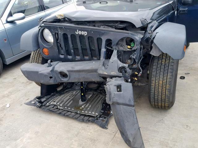 1C4AJWAG8DL677396 - 2013 JEEP WRANGLER S BLACK photo 9