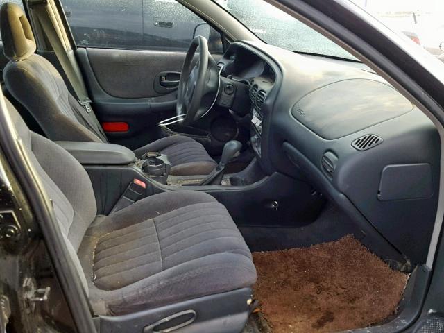 1G2WK52J61F124364 - 2001 PONTIAC GRAND PRIX BLACK photo 5