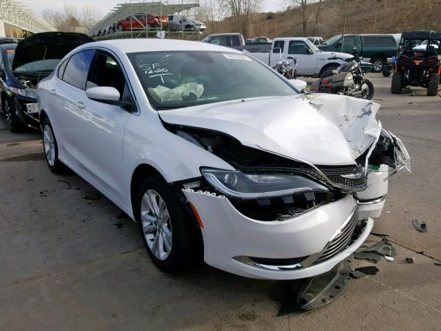 1C3CCCAB6GN166532 - 2016 CHRYSLER 200 LIMITE WHITE photo 1