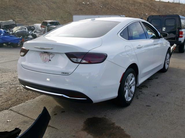 1C3CCCAB6GN166532 - 2016 CHRYSLER 200 LIMITE WHITE photo 4