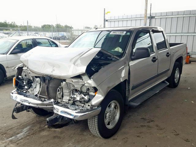 1GCCS13E078138590 - 2007 CHEVROLET COLORADO SILVER photo 2