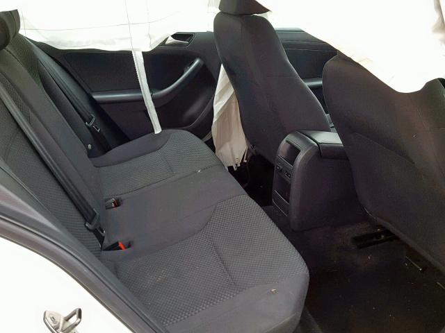 3VW2K7AJ4DM412912 - 2013 VOLKSWAGEN JETTA BASE Սպիտակ լուսանկար 6