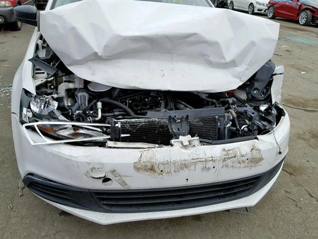 3VW2K7AJ4DM412912 - 2013 VOLKSWAGEN JETTA BASE Սպիտակ լուսանկար 9