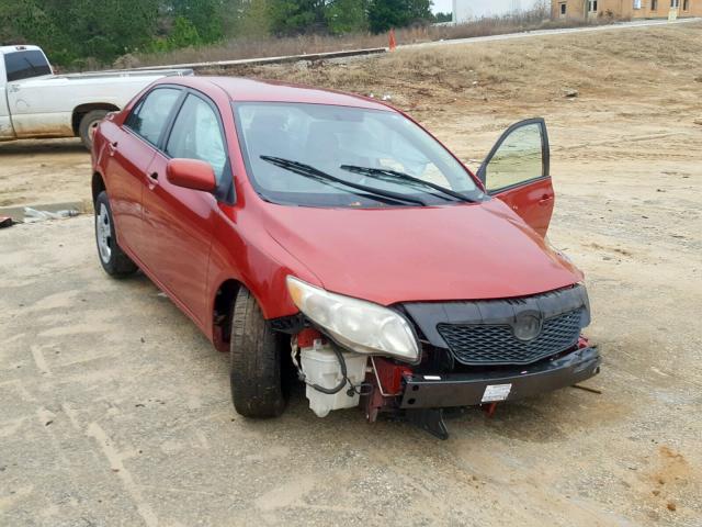 1NXBU40EX9Z007958 - 2009 TOYOTA COROLLA BA RED photo 1