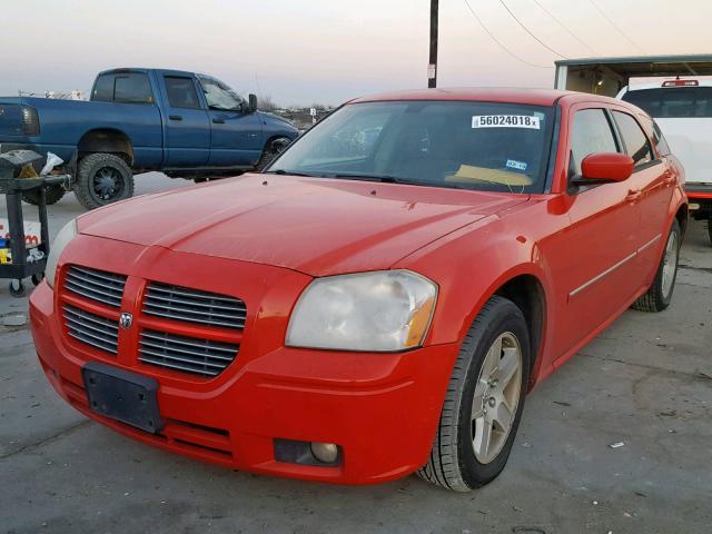 2D4FV47VX7H837304 - 2007 DODGE MAGNUM SXT RED photo 2