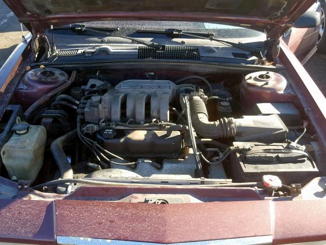 1B3XC56RXLD828726 - 1990 DODGE DYNASTY LE MAROON photo 7