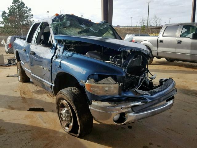 3D7KU28D14G170567 - 2004 DODGE RAM 2500 S BLUE photo 1