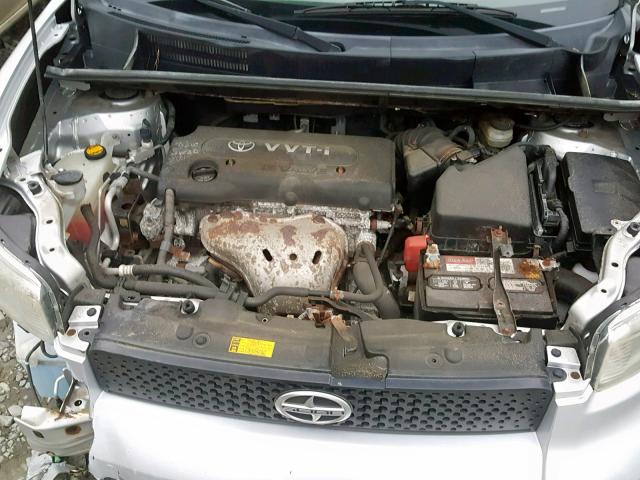 JTLKE50E591075629 - 2009 TOYOTA SCION XB Күміс фото 7
