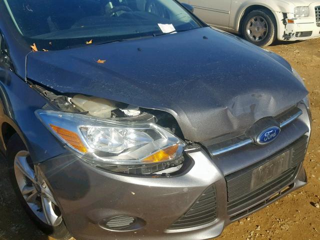 1FADP3K22DL106957 - 2013 FORD FOCUS SE GRAY photo 9