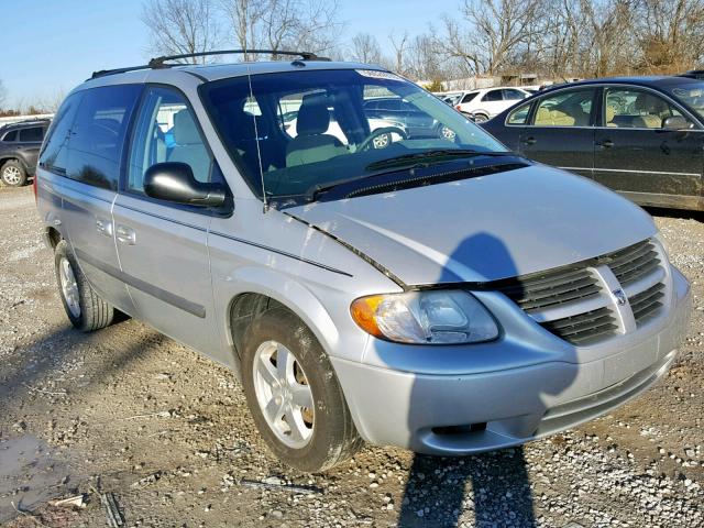 1D4GP45R17B160883 - 2007 DODGE CARAVAN SX SILVER photo 1