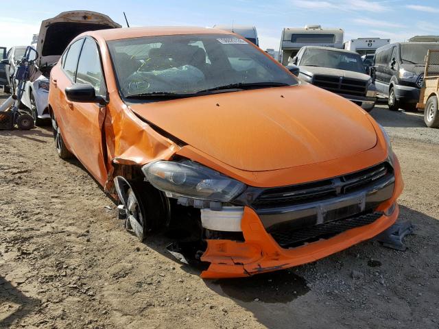 1C3CDFBB1ED799729 - 2014 DODGE DART SXT ORANGE photo 1