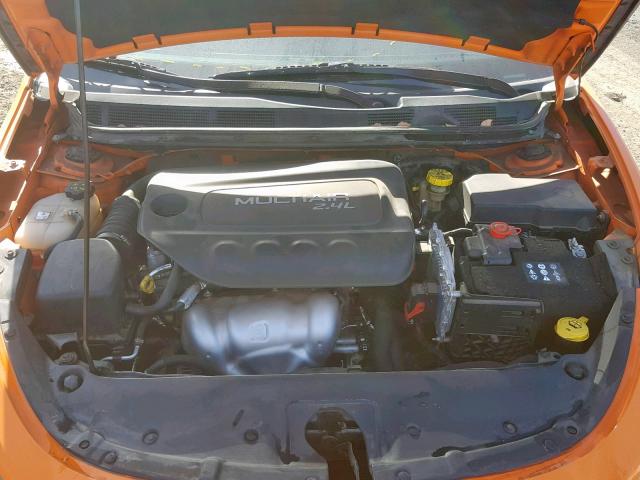 1C3CDFBB1ED799729 - 2014 DODGE DART SXT ORANGE photo 7