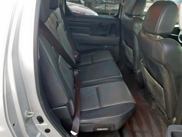 2HJYK16516H531925 - 2006 HONDA RIDGELINE SILVER photo 6