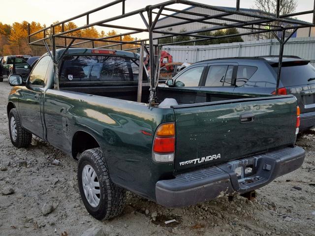 5TBJN321X3S397885 - 2003 TOYOTA TUNDRA GREEN photo 3