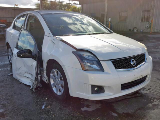 3N1AB6AP6CL662351 - 2012 NISSAN SENTRA 2.0 WHITE photo 1