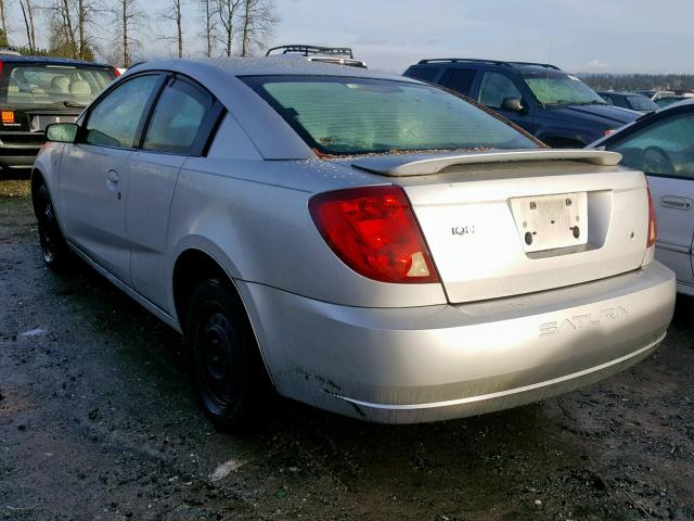 1G8AN12F03Z183486 - 2003 SATURN ION LEVEL SILVER photo 3