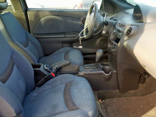 1G8AN12F03Z183486 - 2003 SATURN ION LEVEL SILVER photo 5