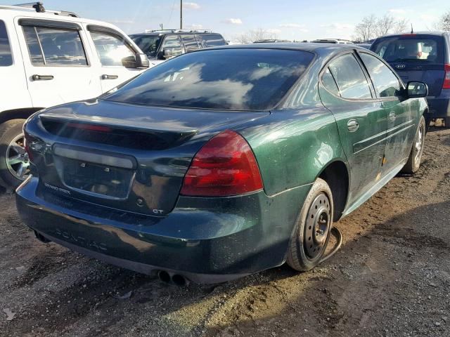 2G2WS522X41104705 - 2004 PONTIAC GRAND PRIX GREEN photo 4