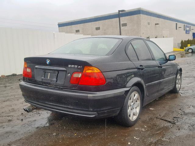 WBAAV33401EE77831 - 2001 BMW 325 I BLACK photo 4