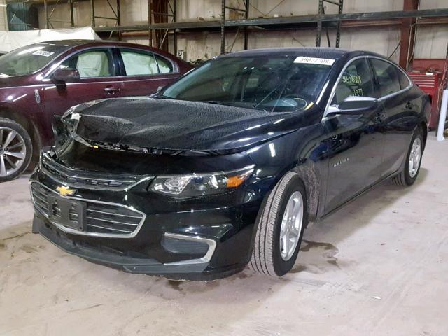 1G1ZC5ST9JF119515 - 2018 CHEVROLET MALIBU LS 黑色 照片 2