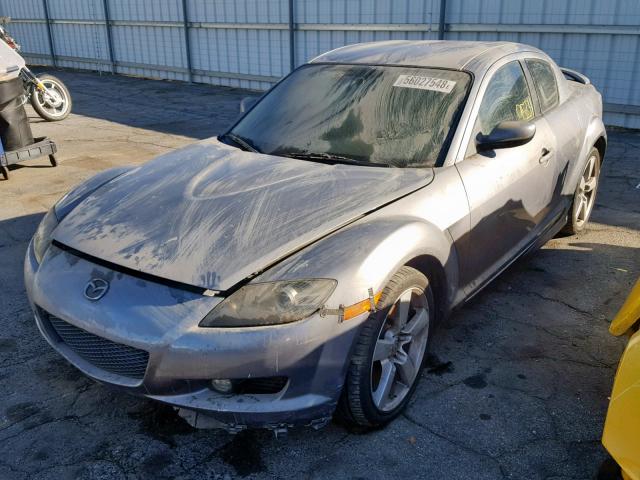 JM1FE173X40121724 - 2004 MAZDA RX8 GRAY photo 2