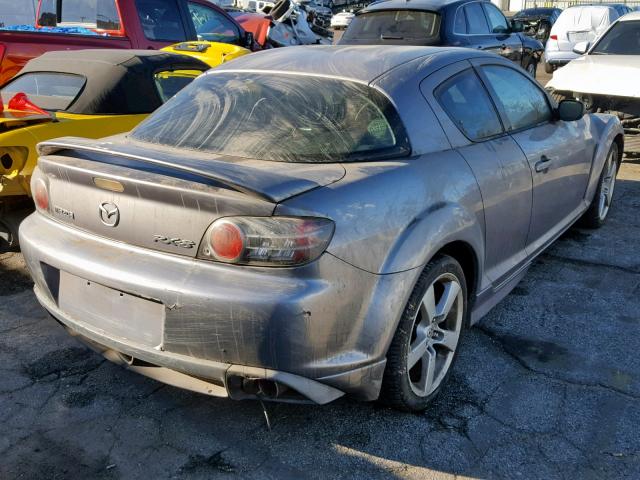 JM1FE173X40121724 - 2004 MAZDA RX8 GRAY photo 4