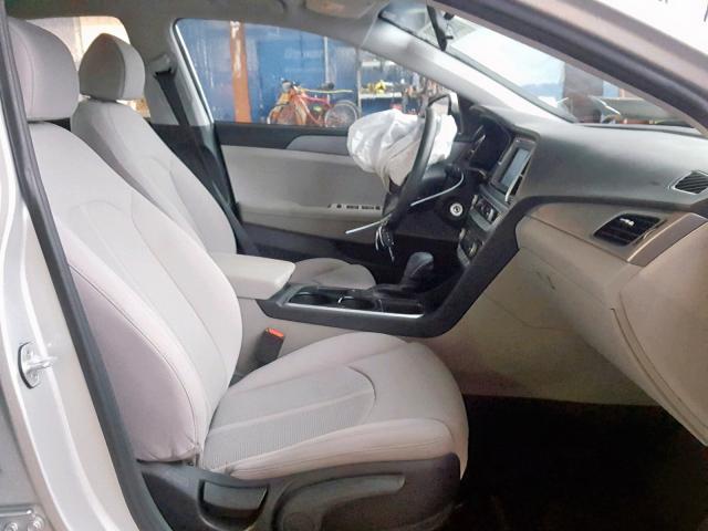 5NPE24AF7JH691977 - 2018 HYUNDAI SONATA SE SILVER photo 5