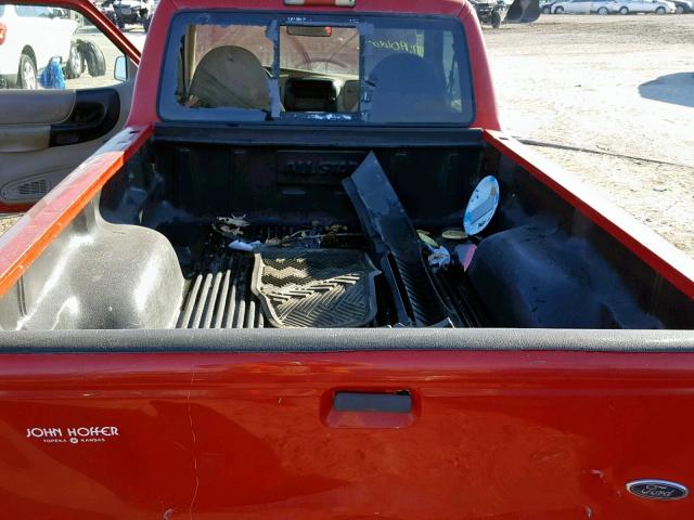 1FTYR10C7YPA06602 - 2000 FORD RANGER RED photo 6