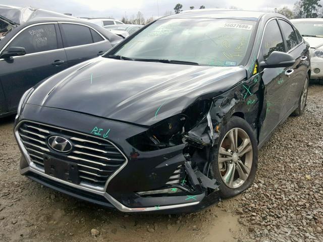 5NPE34AF6JH607886 - 2018 HYUNDAI SONATA SPO BLACK photo 2