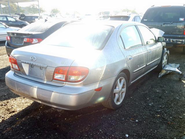 JNKDA31A53T117632 - 2003 INFINITI I35 SILVER photo 4