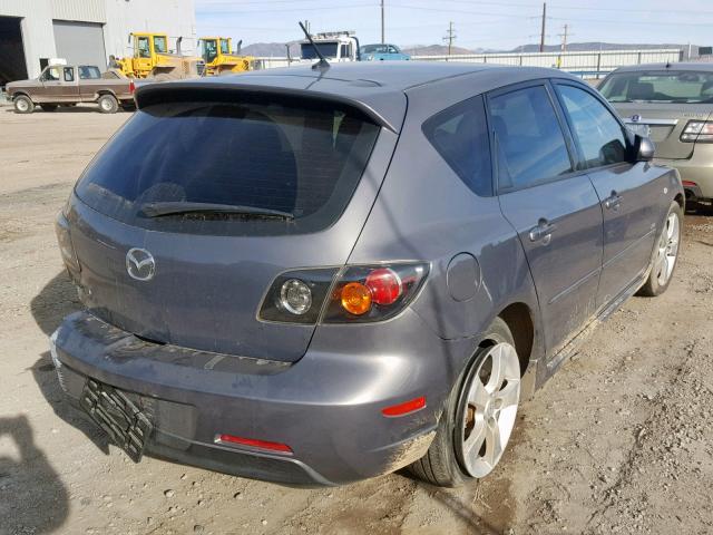 JM1BK344591194484 - 2009 MAZDA 3 S GRAY photo 4