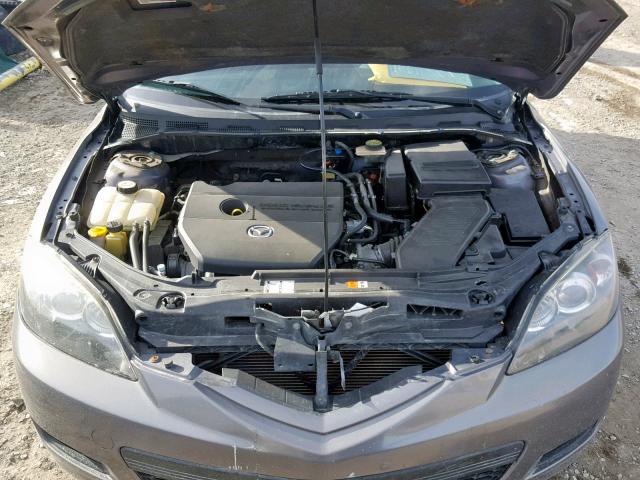 JM1BK344591194484 - 2009 MAZDA 3 S GRAY photo 7