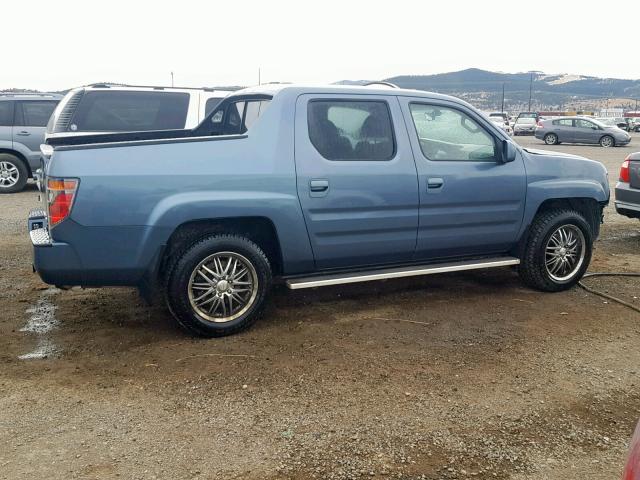 2HJYK16518H520328 - 2008 HONDA RIDGELINE BLUE photo 9