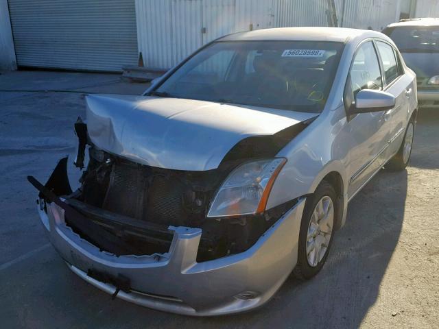 3N1AB6AP6BL688009 - 2011 NISSAN SENTRA 2.0 SILVER photo 2