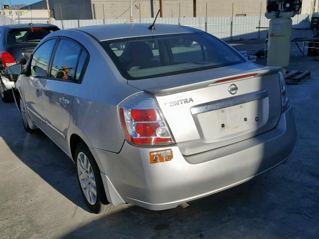 3N1AB6AP6BL688009 - 2011 NISSAN SENTRA 2.0 SILVER photo 3