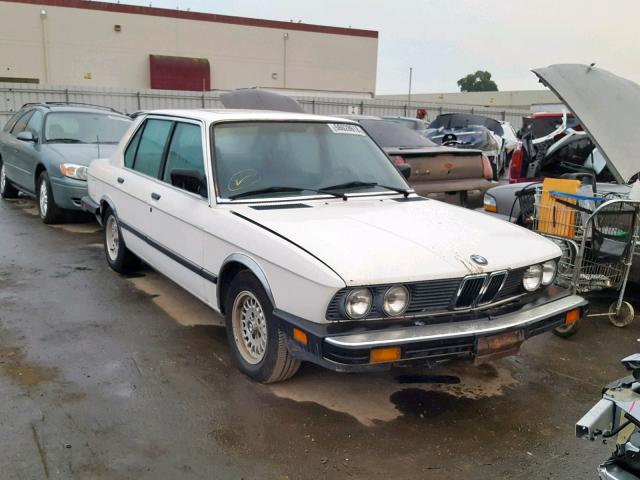 WBADK8301G9700697 - 1986 BMW 528 E AUTO WHITE photo 1
