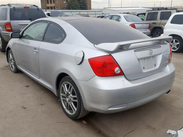 JTKDE177570162530 - 2007 TOYOTA SCION TC Gümüş foto 3