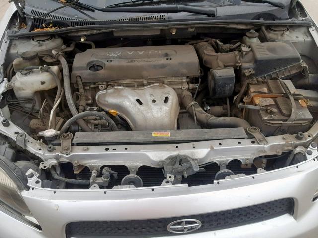JTKDE177570162530 - 2007 TOYOTA SCION TC Gümüş foto 7