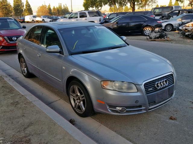 WAUDH78EX6A187444 - 2006 AUDI A4 3.2 QUA GRAY photo 1