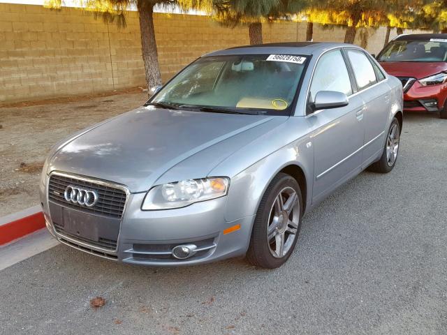 WAUDH78EX6A187444 - 2006 AUDI A4 3.2 QUA GRAY photo 2