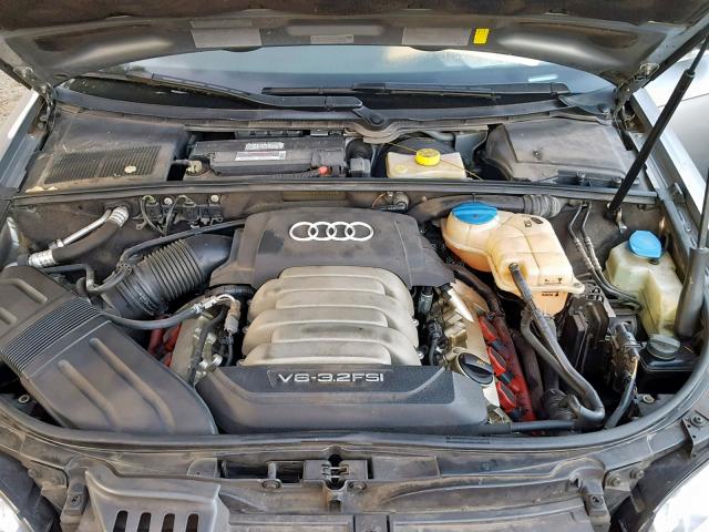 WAUDH78EX6A187444 - 2006 AUDI A4 3.2 QUA GRAY photo 7