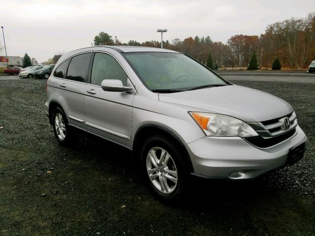 JHLRE4H7XBC018690 - 2011 HONDA CR-V EXL SILVER photo 1