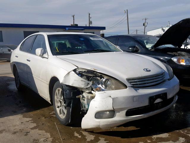 JTHBF30G230106992 - 2003 LEXUS ES 300 WHITE photo 1