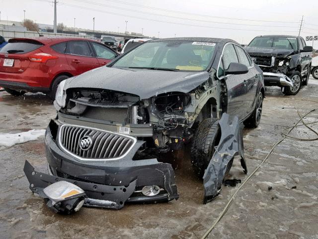 1G4PR5SK4H4117502 - 2017 BUICK VERANO SPO GRAY photo 2